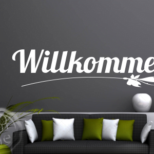 Wandtattoo Willkommen (Welcome #3032)