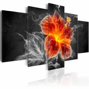 Wandbild - Smoky flower