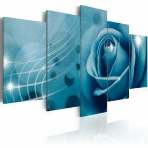 Wandbild - Blaue Schönheit