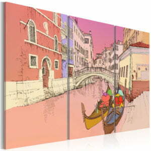 Wandbild - Romantic gondolas