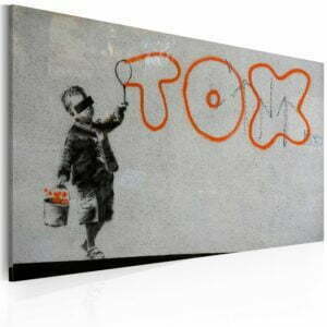 Wandbild - Wallpaper graffiti (Banksy)
