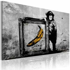 Wandbild - Inspired by Banksy - black and white