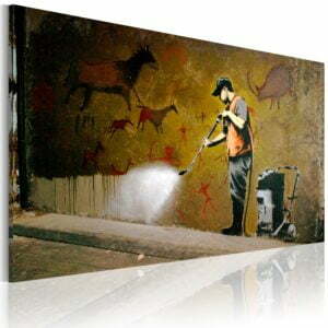 Wandbild - Das Weißen von Lascaux (Banksy)