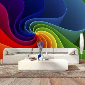 Fototapete - Colorful Pinwheel