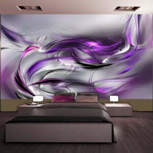 XXL Tapete - Purple Swirls II