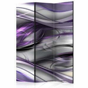 3-teiliges Paravent - Tunnels (Violet) [Room Dividers]
