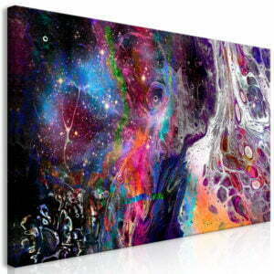Wandbild - Colourful Galaxy (1 Part) Wide