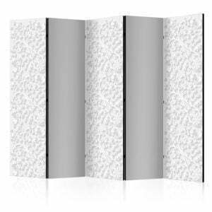 5-teiliges Paravent - Room divider – Floral pattern II