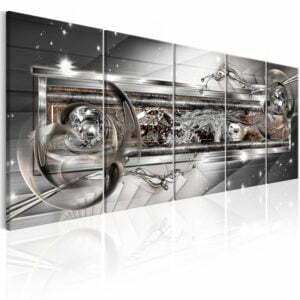 Wandbild - Silver Shine