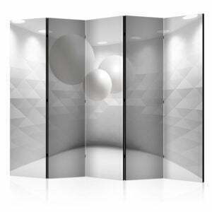 5-teiliges Paravent - Geometric Room II [Room Dividers]