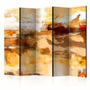 5-teiliges Paravent - Desert storm II [Room Dividers]