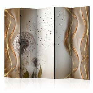 5-teiliges Paravent - Fleeting Moments II [Room Dividers]