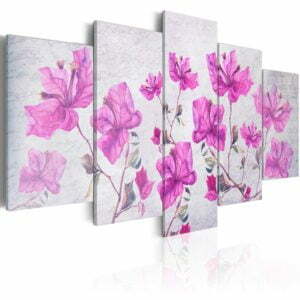 Wandbild - Purple Flowers