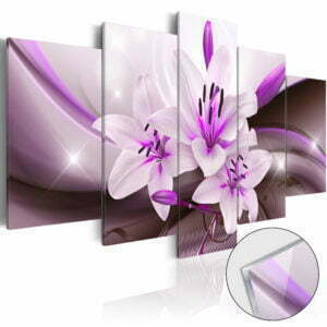 Acrylglasbild - Violet Desert Lily [Glass]