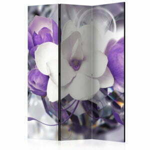 3-teiliges Paravent - Purple Empress [Room Dividers]