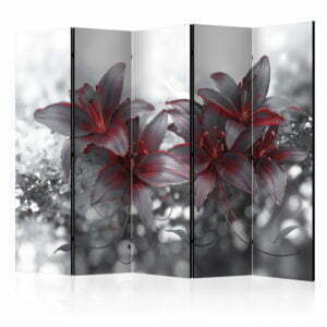 5-teiliges Paravent - Shadow of Passion II [Room Dividers]
