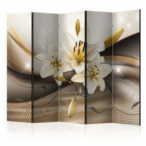 5-teiliges Paravent - The Desert's Garden II [Room Dividers]