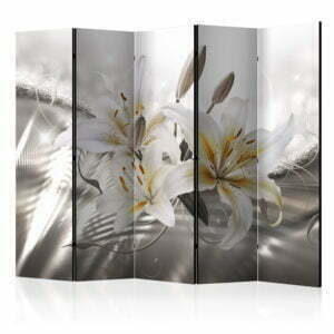 5-teiliges Paravent - Crystalline Beauty II [Room Dividers]