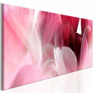 Wandbild - Flowers: Pink Tulips