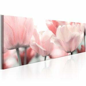 Wandbild - Pink Tulips