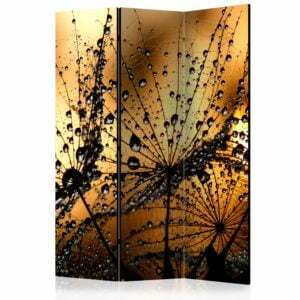 3-teiliges Paravent - Dandelions in the Rain [Room Dividers]