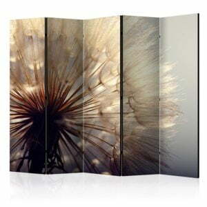 5-teiliges Paravent - Dandelion Kiss II [Room Dividers]