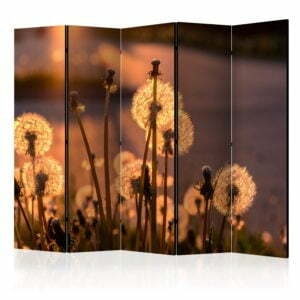 5-teiliges Paravent - Farewell to Summer II [Room Dividers]