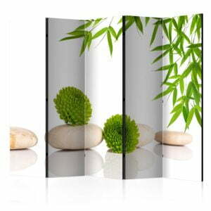 5-teiliges Paravent - Green Relax II [Room Dividers]