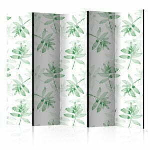 5-teiliges Paravent - Watercolour Branches II [Room Dividers]