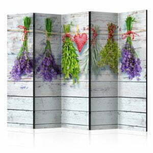 5-teiliges Paravent - Spring Inspirations II [Room Dividers]