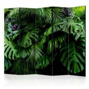 5-teiliges Paravent - Rainforest II [Room Dividers]