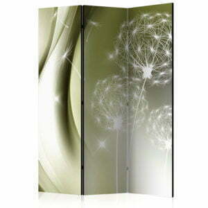 3-teiliges Paravent - Green Gentleness [Room Dividers]