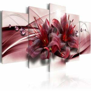 Wandbild - Pink Lily