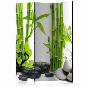 3-teiliges Paravent - Bamboos and Stones [Room Dividers]