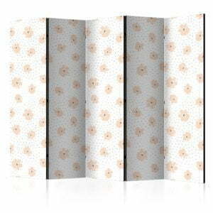 5-teiliges Paravent - Children Flowers II [Room Dividers]