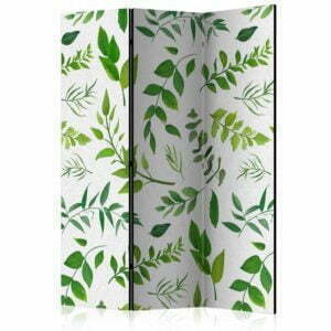 3-teiliges Paravent - Green Twigs [Room Dividers]