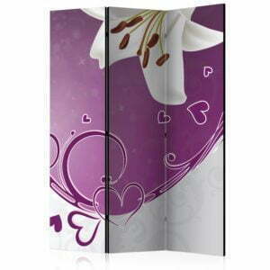 3-teiliges Paravent - Melody of Love [Room Dividers]