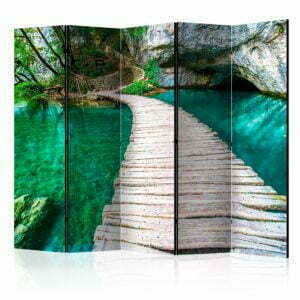 5-teiliges Paravent - Plitvice Lakes National Park, Croatia II [Room Dividers]