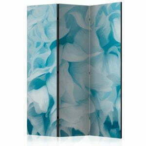 3-teiliges Paravent - Azalea (blue) [Room Dividers]