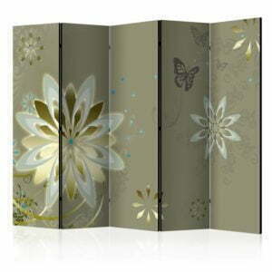 5-teiliges Paravent - Nature's genesis II [Room Dividers]