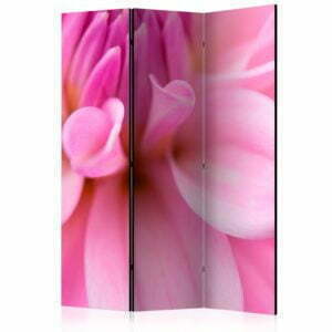 3-teiliges Paravent - Flower petals - dahlia [Room Dividers]