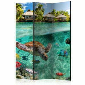 3-teiliges Paravent - Under the surface of water [Room Dividers]