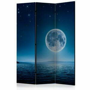 3-teiliges Paravent - Moonlit night [Room Dividers]