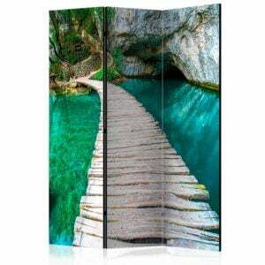 3-teiliges Paravent - Emerald Lake [Room Dividers]
