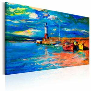 Wandbild - Seaside Landscape: The Lighthouse