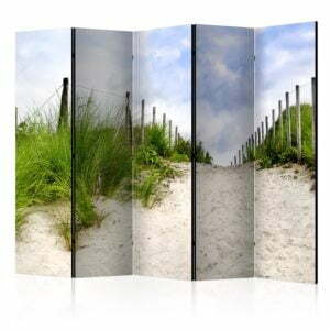 5-teiliges Paravent - Path to the Sea II [Room Dividers]