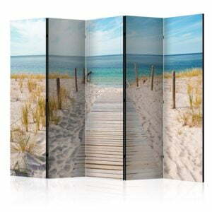 5-teiliges Paravent - Holiday at the Seaside II [Room Dividers]