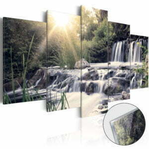Acrylglasbild - Waterfall of Dreams [Glass]