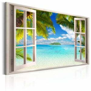 Wandbild - Window: Sea View