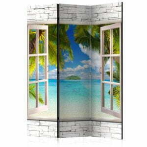 3-teiliges Paravent - Dream Island [Room Dividers]